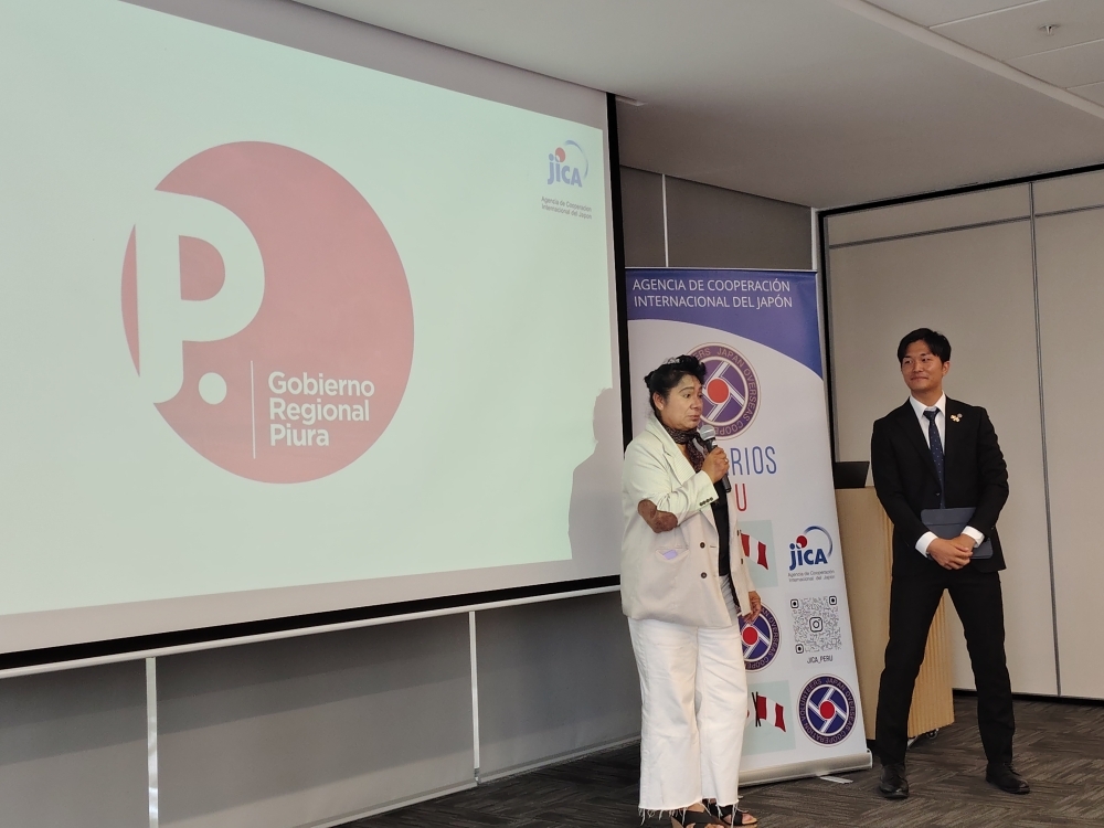 Comentarios de la representante de una institución receptora sobre las actividades del voluntario de JICA