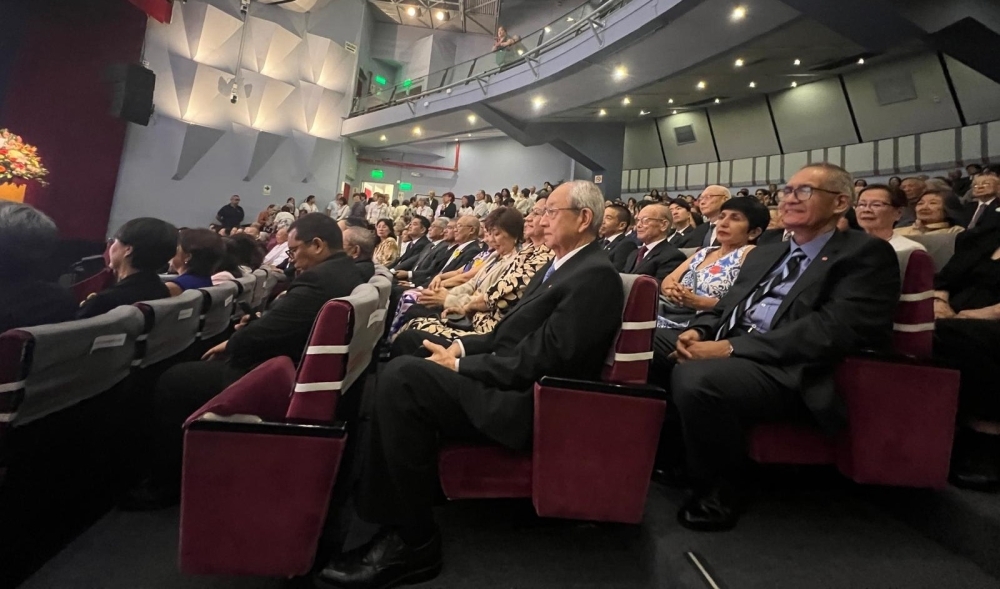 就任式での参加者